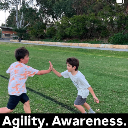 Agility. Awareness. And a high five when it's earned.